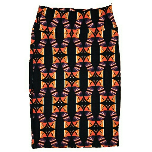 Lularoe Butterfly Cassie Skirt - Picture 4 of 6
